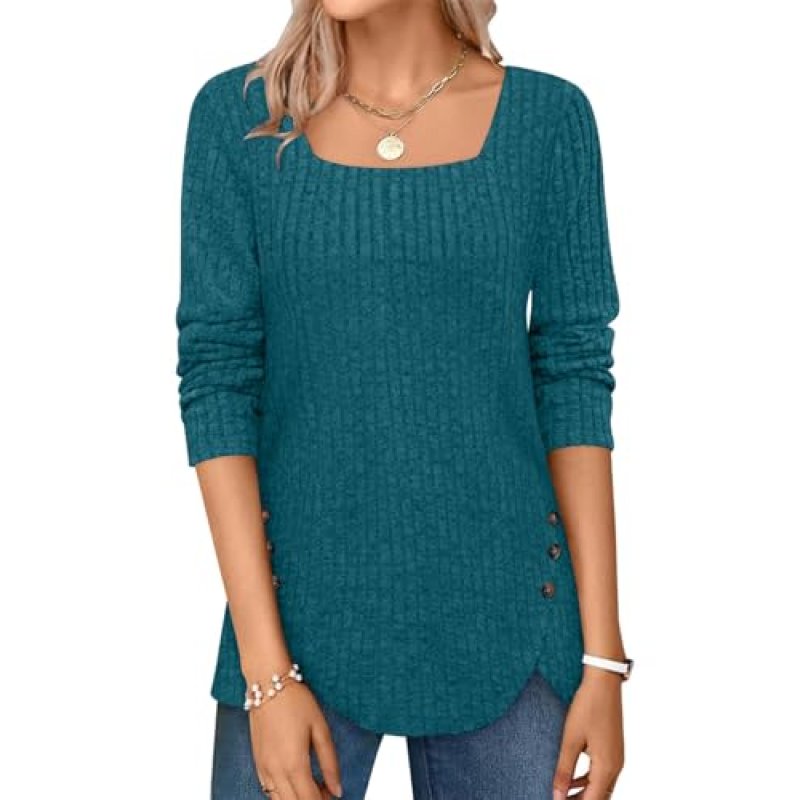 Women's Square Neck Sweaters