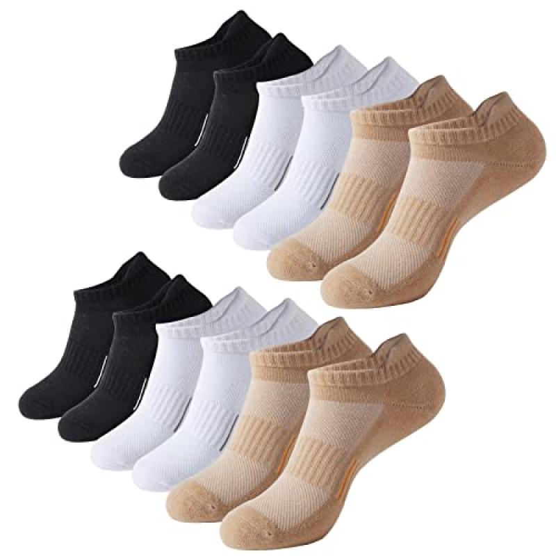 BUDERMMY Women's Trainer Socks, 6 Pairs