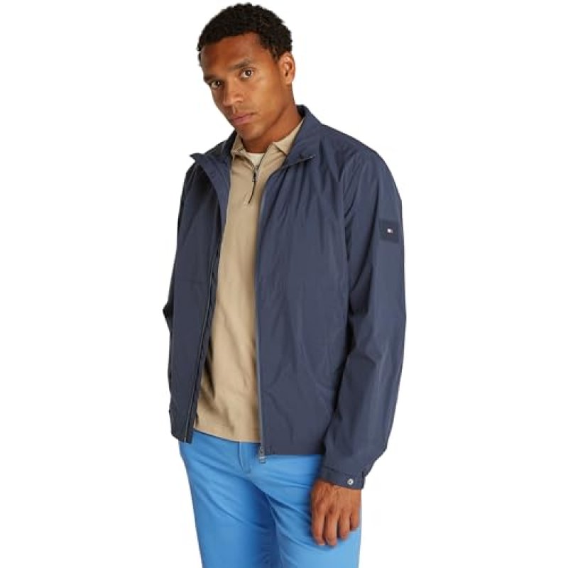 Tommy Hilfiger Men’s Branded Jacket with Zip,…