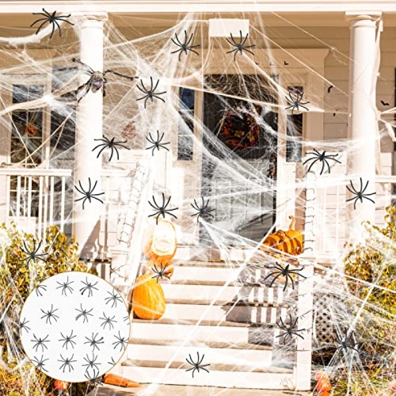 Homsun Spider Web Halloween Decor