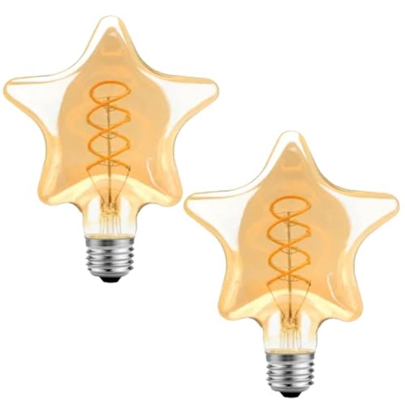 LEDSone Vintage Star Shaped LED Bulb