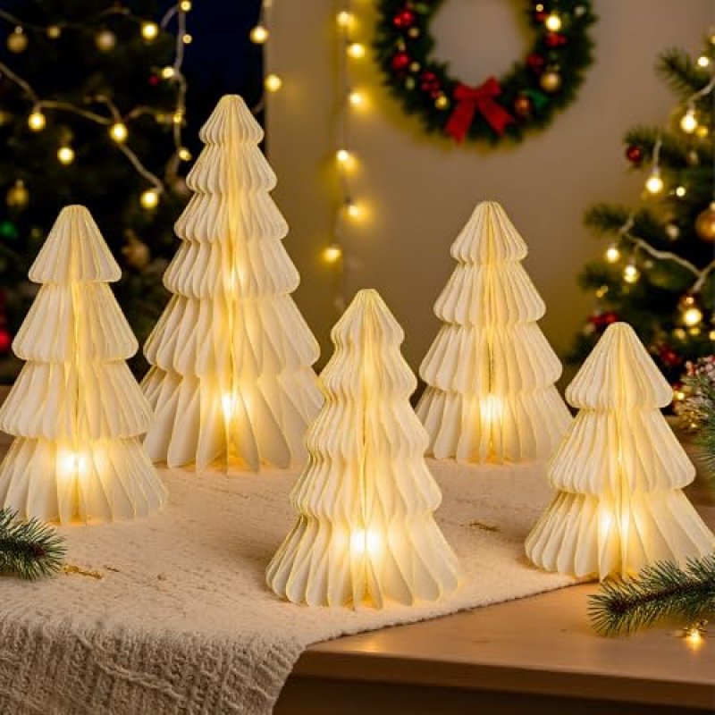 Honeycomb Christmas Trees