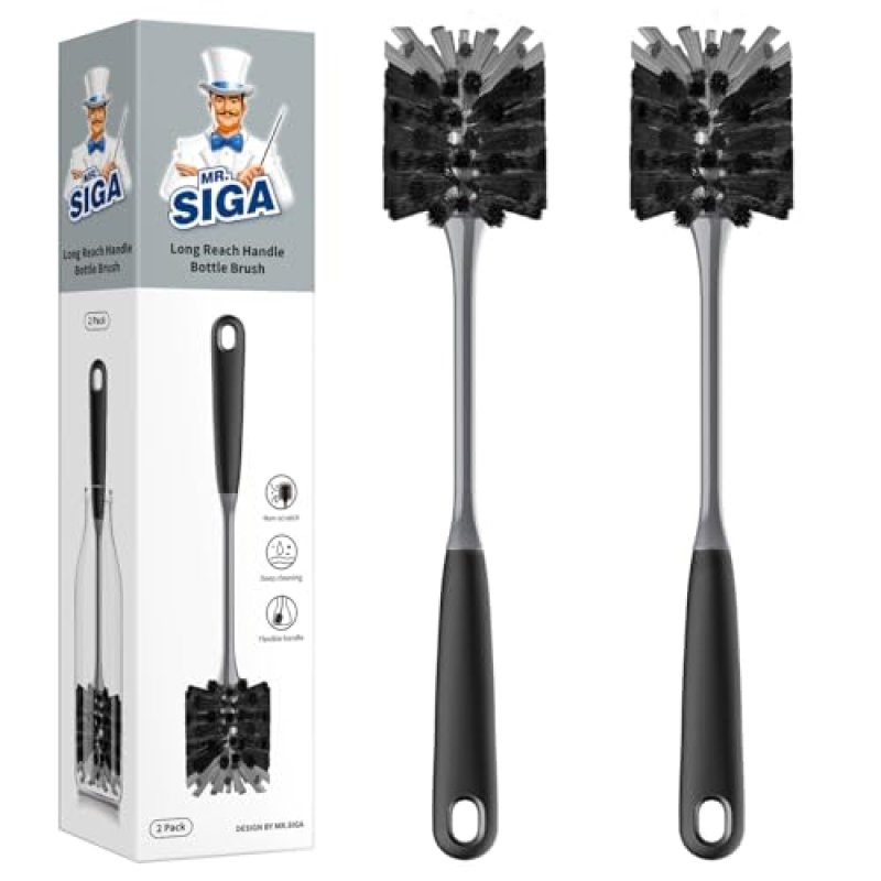 MR.SIGA Long Handle Bottle Brush