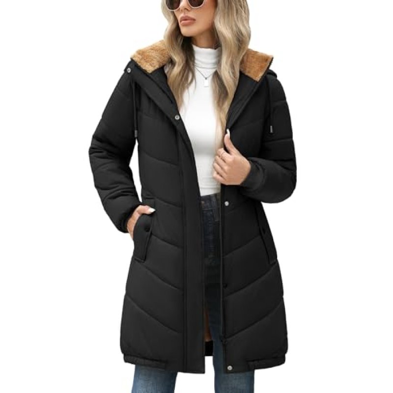 RITOSTA Long Womens Jacket Fleece Lined Coats…