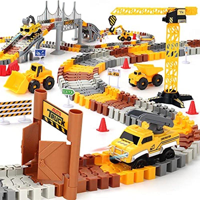 Construction Race Track Set