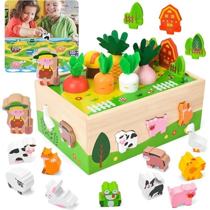 MonteSpi Montessori Farm Educational Toy