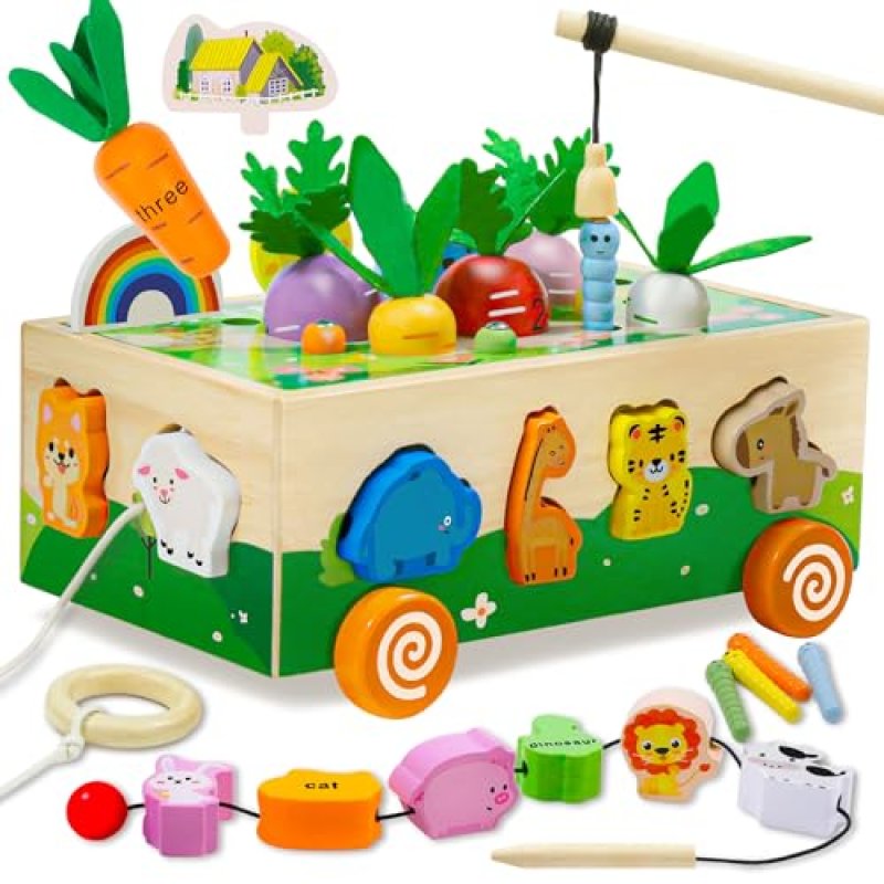 Montessori Wooden Sensory Toddler Toys