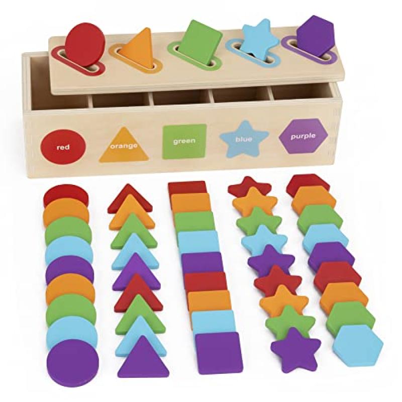 KMTJT Montessori Sorting Stacking Toys