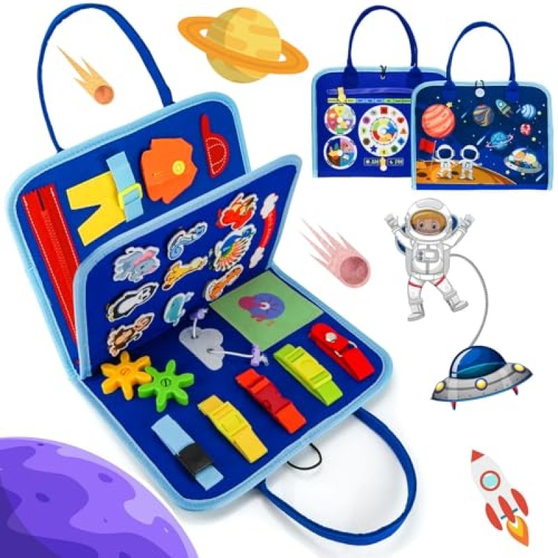 Montessori Busy Board for Toddlers