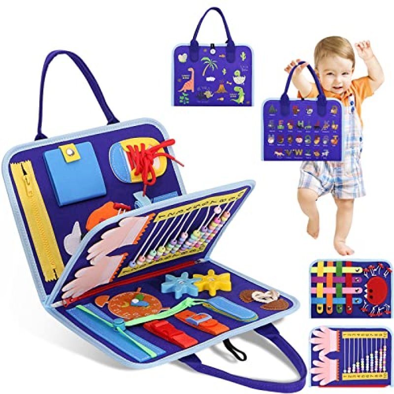 Montessori Busy Board for Toddlers