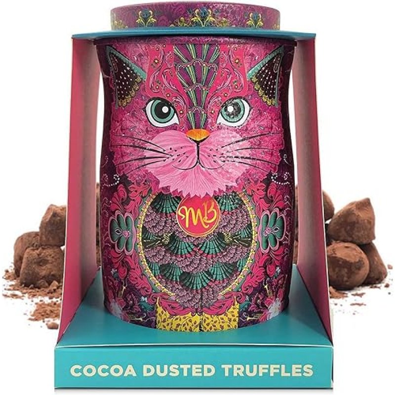 Monty Bojangles Chocolate Truffles Cat Tin