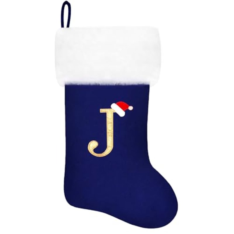Eoocan 20 Inches Monogram Christmas Stockings…