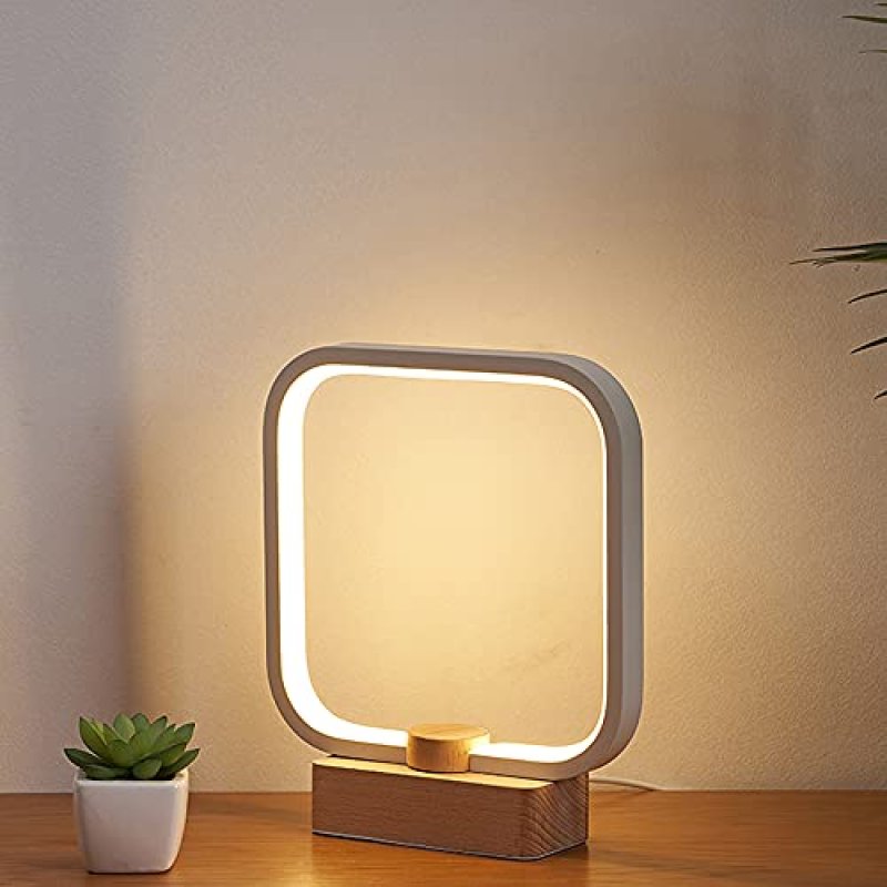 LED Wood Table Lamp