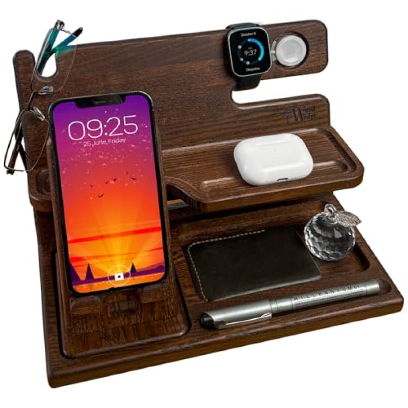 Wood Wedge Docking Station