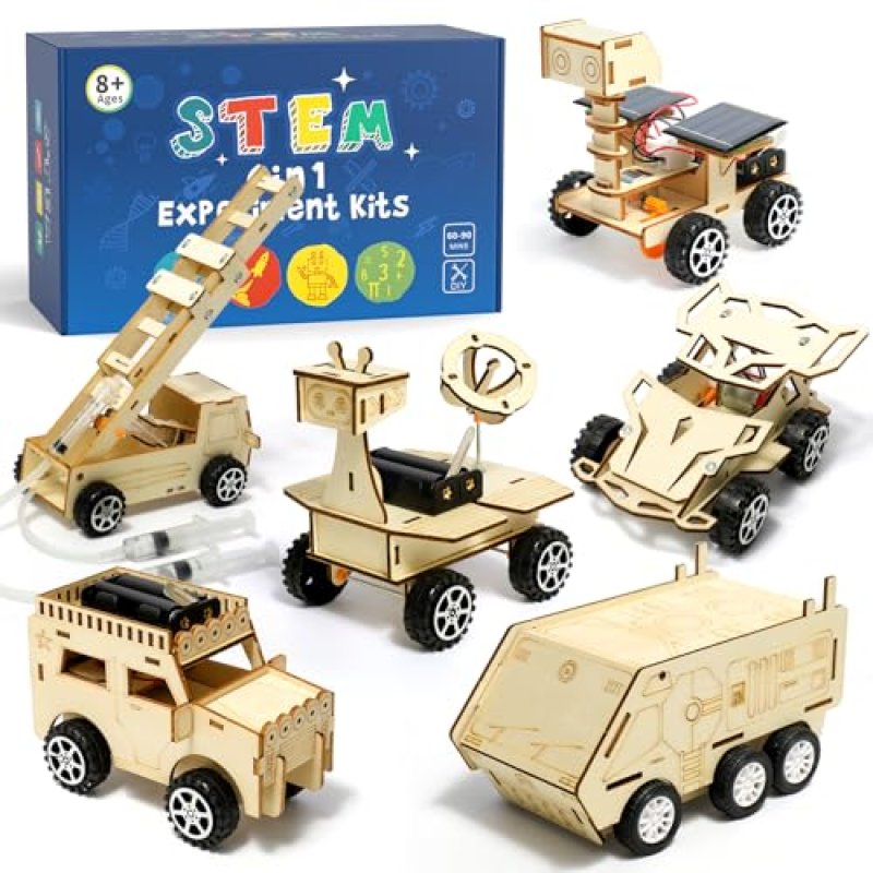 Wooden Car Engineering STEM Kit