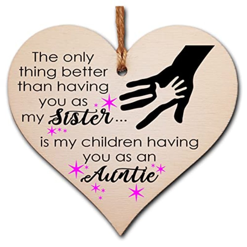 Wooden Heart Plaque Gift