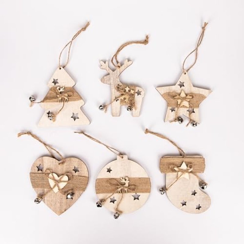 Wooden Reindeer Ornament