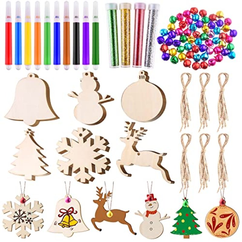 TUPARKA Wooden Christmas Ornaments