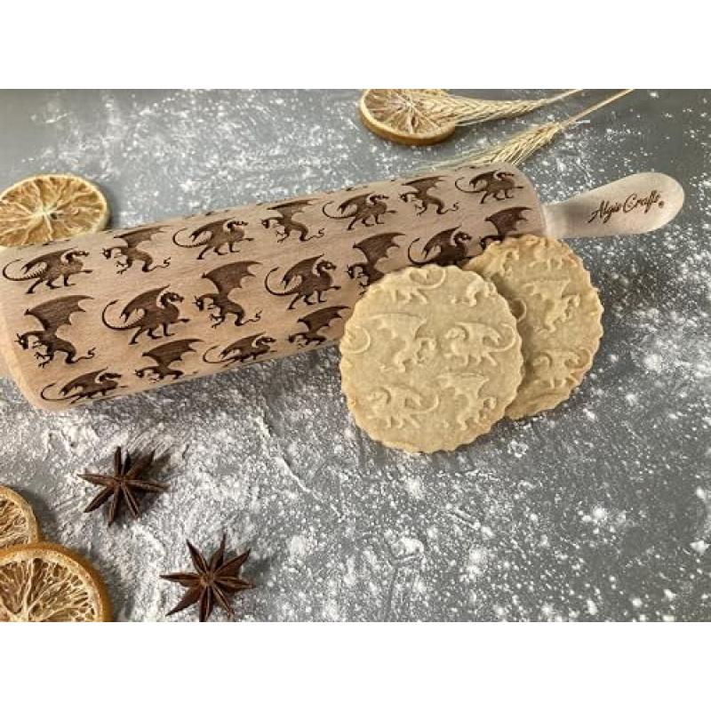 Wooden Rolling Pin by Algis Crafts