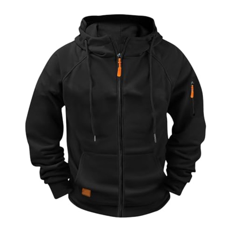 Hoodies For Men Uk Cargo Military Jacket Full Zip…