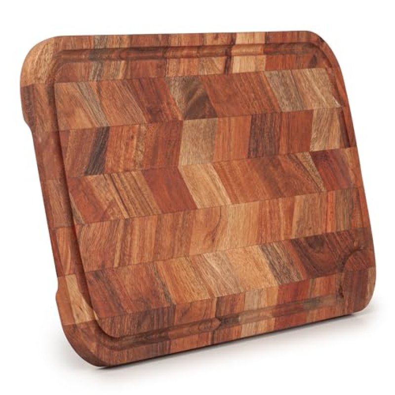 Woodluv Large Acacia Wood Chopping Cutting Board,…