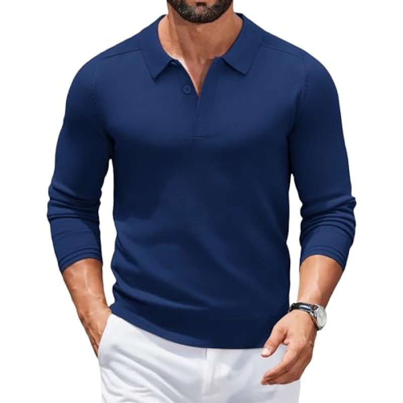 Coofandy Men's Polo Sweater
