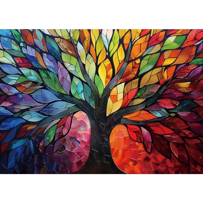 Yoofun Tree of Life Stained Glass Puzzle