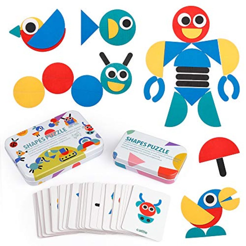 Coogam Tangram Puzzle Set