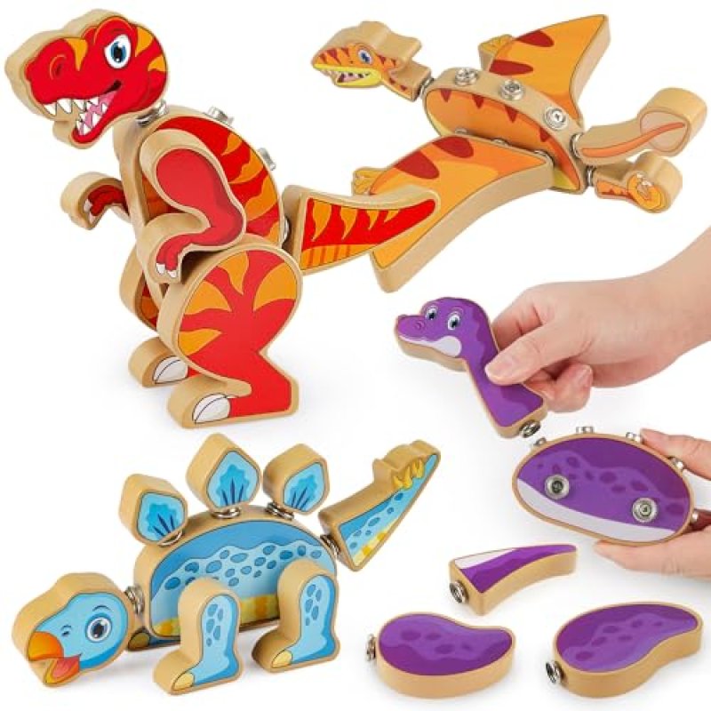 Coogam Dinosaur Playset