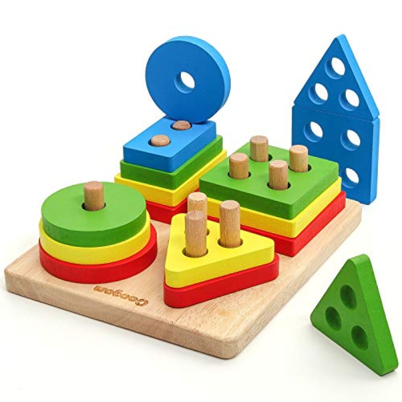 Coogam Wooden Sorting Toys