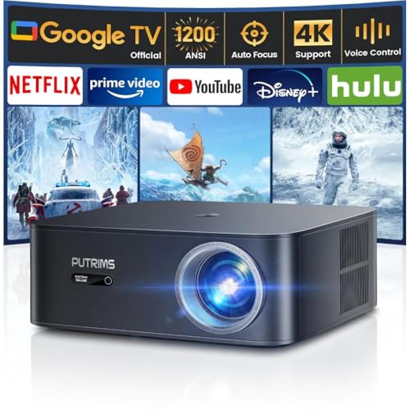 Google TV Projector with 4K Support