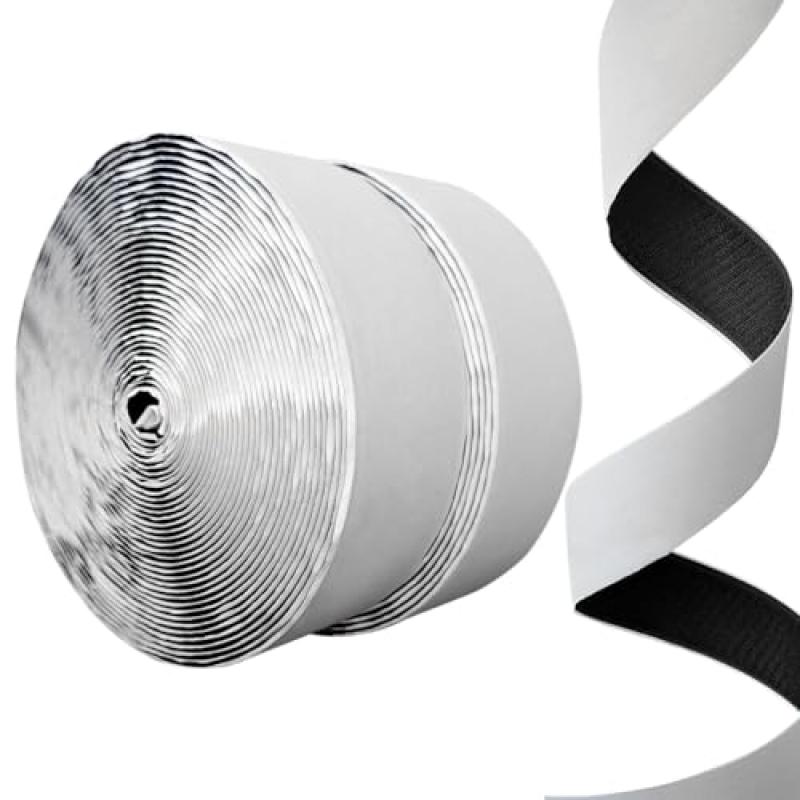 ZESION Hook and Loop Tape, Heavy Duty Nylon