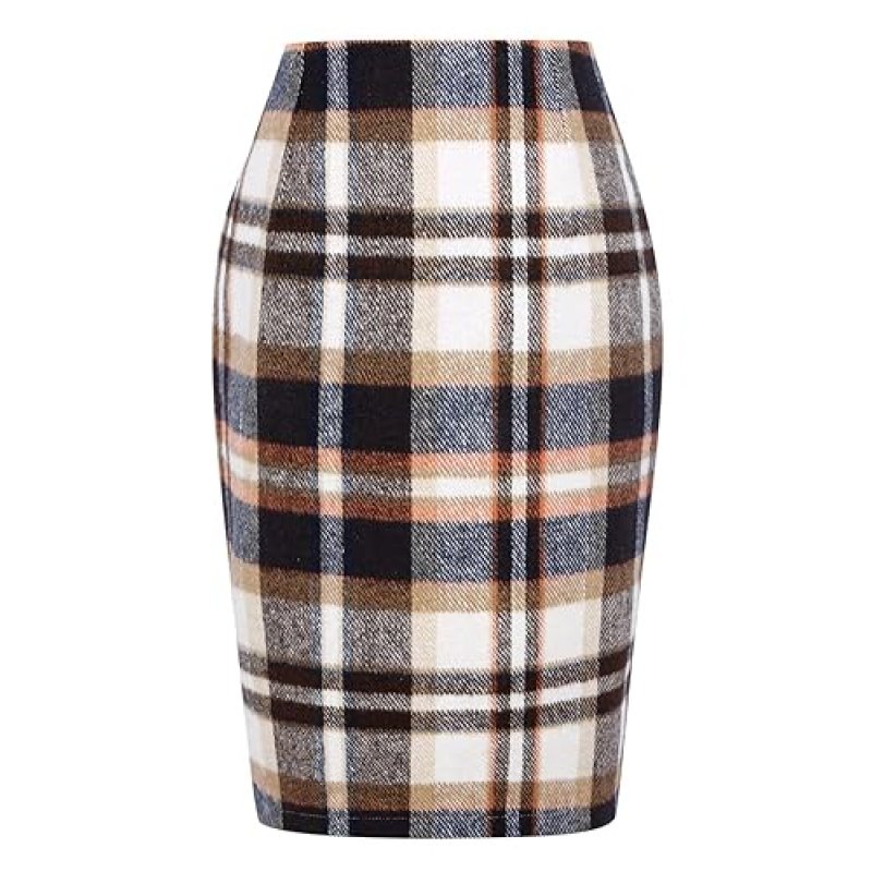 IDEALSANXUN Wool Pencil Skirt