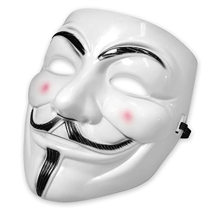 Boolavard Hackers Mask White V for Vendetta…
