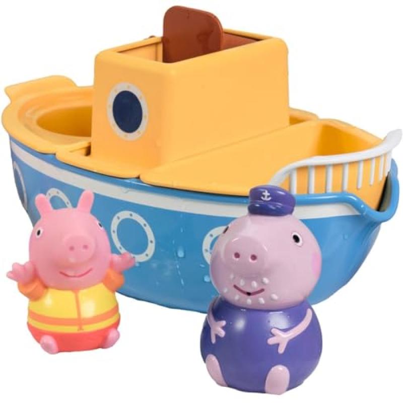 Toomies Grandpa Pigs Splash & Pour Boat