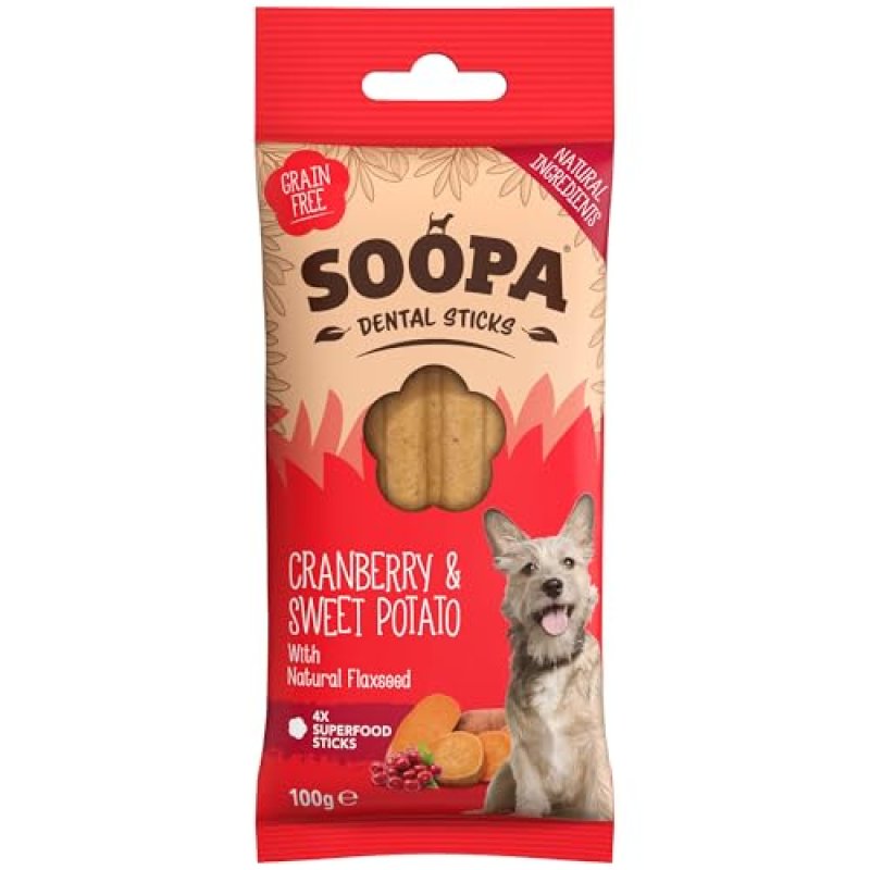 Soopa Cranberry and Sweet Potato Dental Sticks…