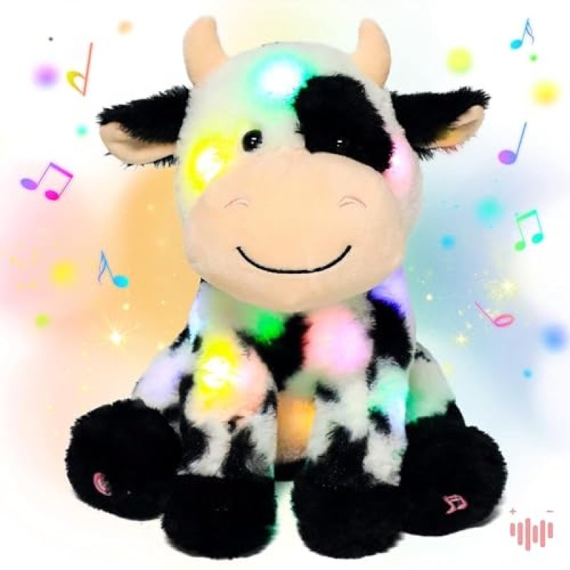 Hopearl Musical Plush Cow