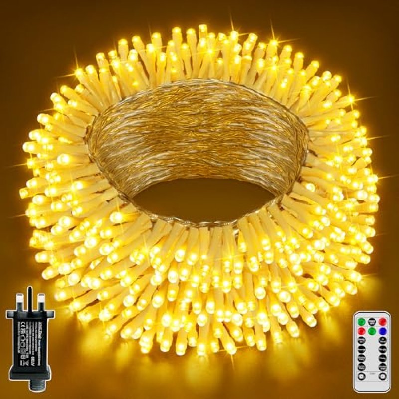 Hopexy Christmas Tree Lights Indoor Outdoor, 20m…