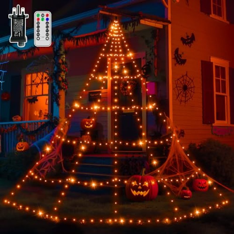 Hopexy Spider Web Fairy Lights