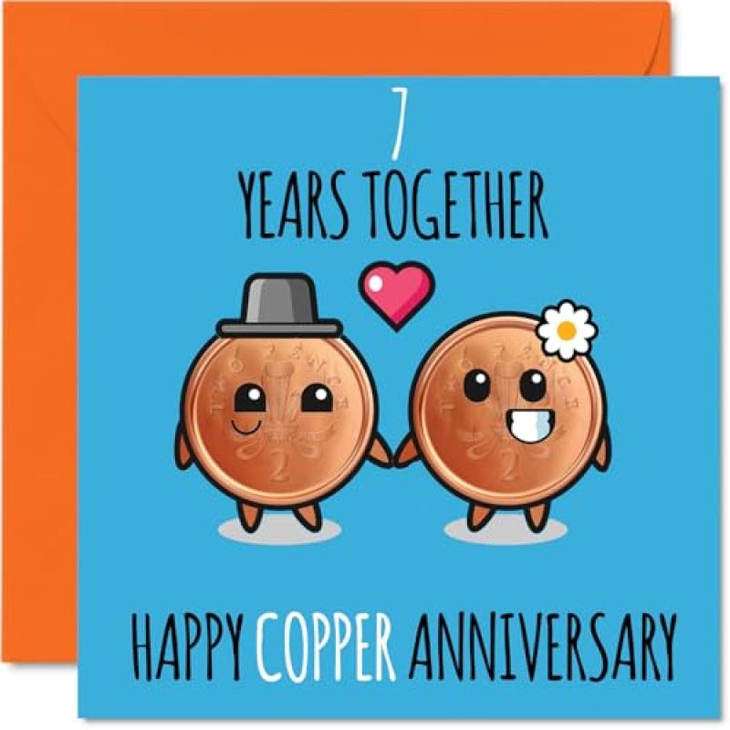 Copper Anniversary Card