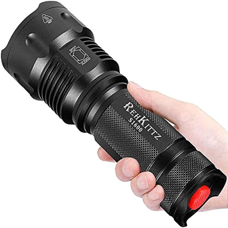 REHKITTZ LED Torch, 3300 Lumens