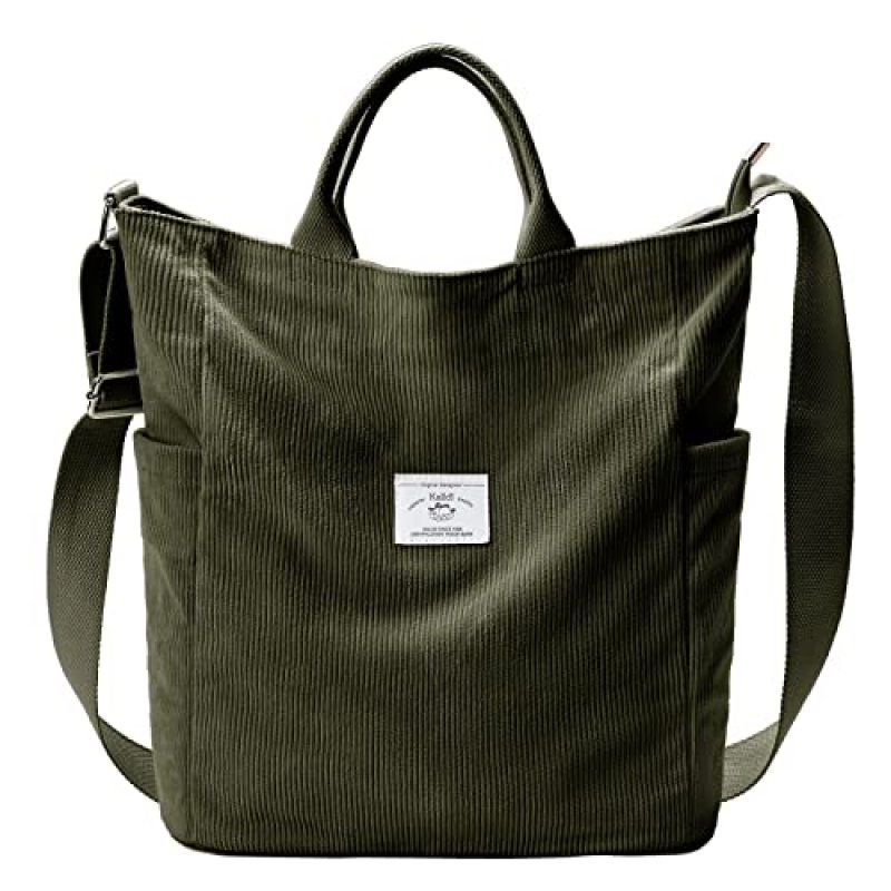 KALIDI Corduroy Hobo Bag
