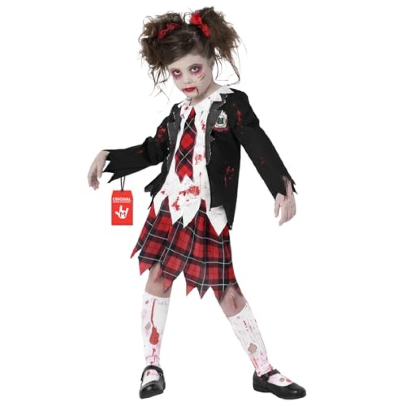 Morph Zombie School Girl Costume