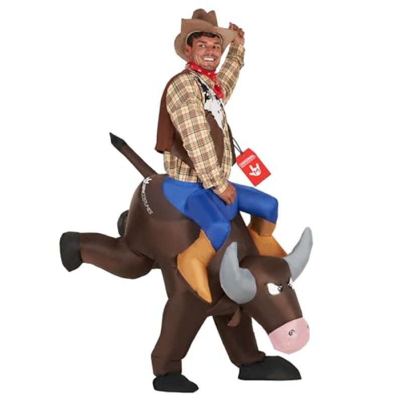 Morph Costumes Inflatable Cowboy Costume Men Bull…