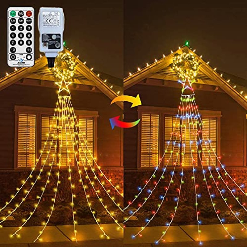 Corst Christmas Curtain Lights
