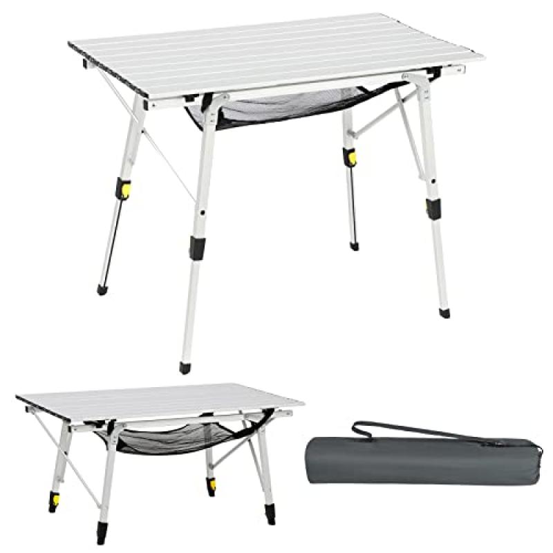 Portal Camping Table, Adjustable Height Legs