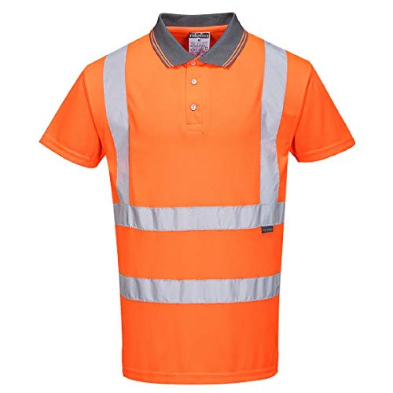 Portwest Men's Hi-Vis Polo Shirt