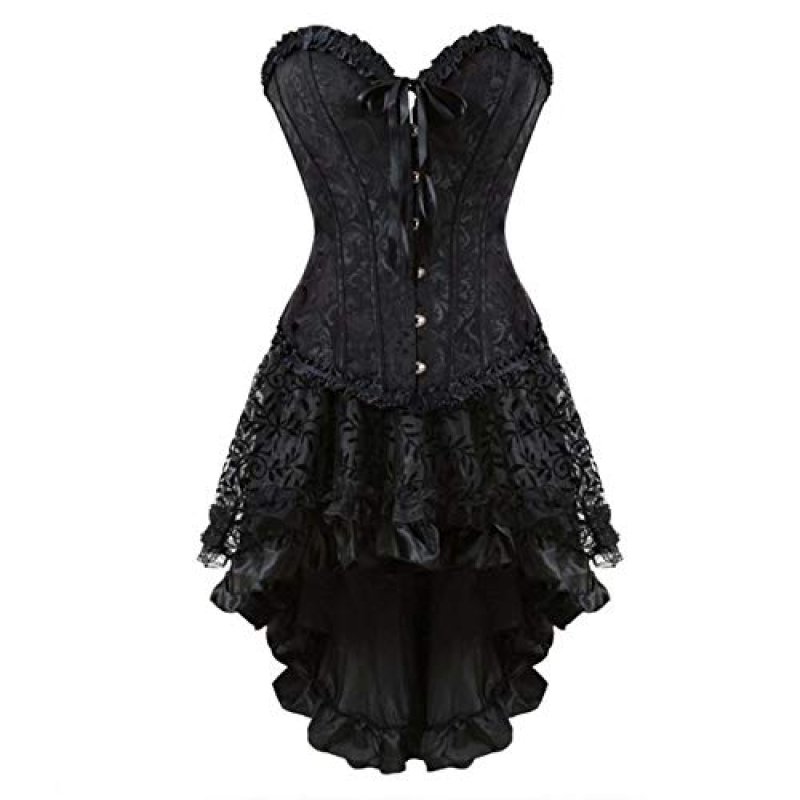 Josamogre Corset Dress for Women Bustier lace…