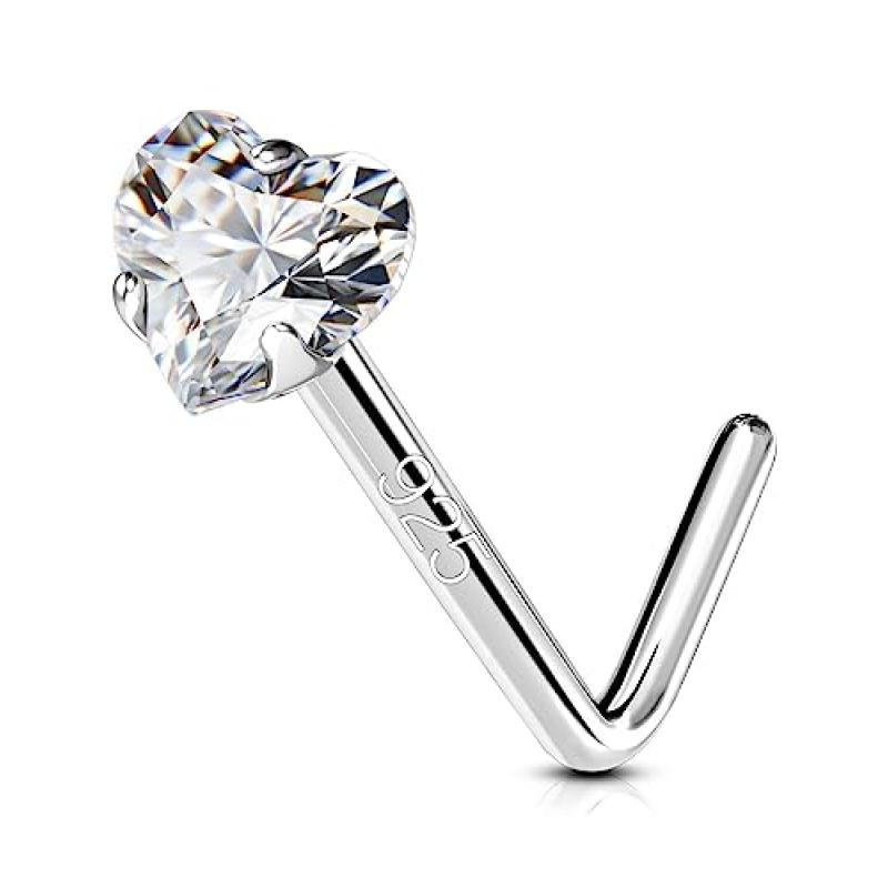 OUFER Nose Stud Rings CZ Earrings