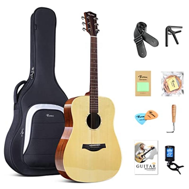 Rosen Acoustic Guitar Bundle for Beginners